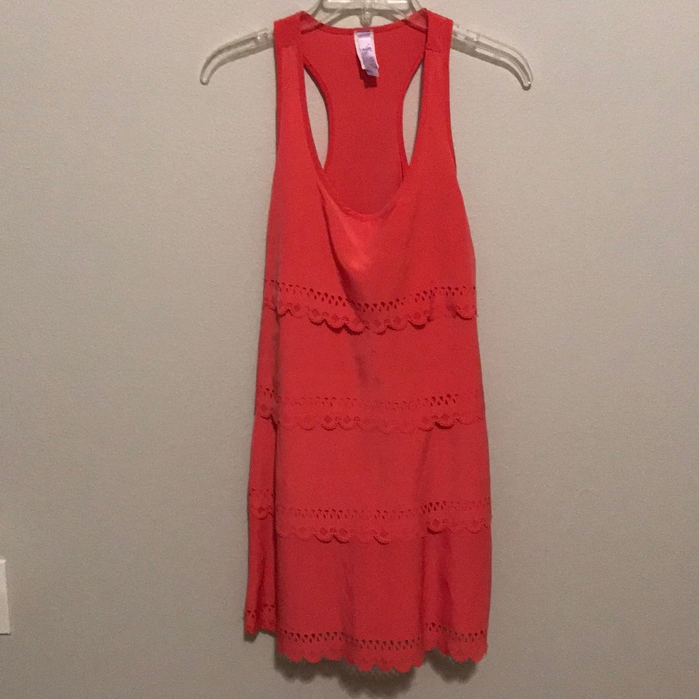 Coral dress